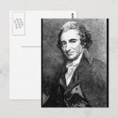 Thomas Paine. _War-Bild kopieren Postkarte (Vorne/Hinten)