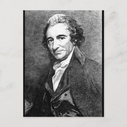 Thomas Paine. _War-Bild kopieren Postkarte (Vorderseite)
