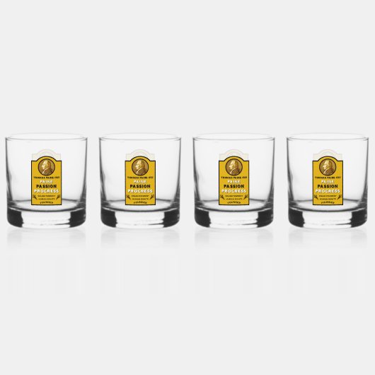 Thomas Paine Whiskyglas (Vorderseite)