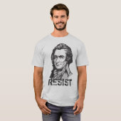 Thomas Paine Widerstand Zitat T-Shirt (Vorne ganz)