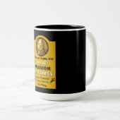 Thomas Paine Zweifarbige Tasse (VorderseiteRechts)