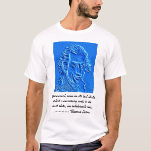 Thomas Paineporträt und -zitat T-Shirt