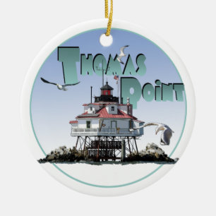 Thomas Point Lighthouse Keramikornament