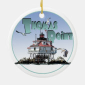 Thomas Point Lighthouse Keramikornament (Hinten)