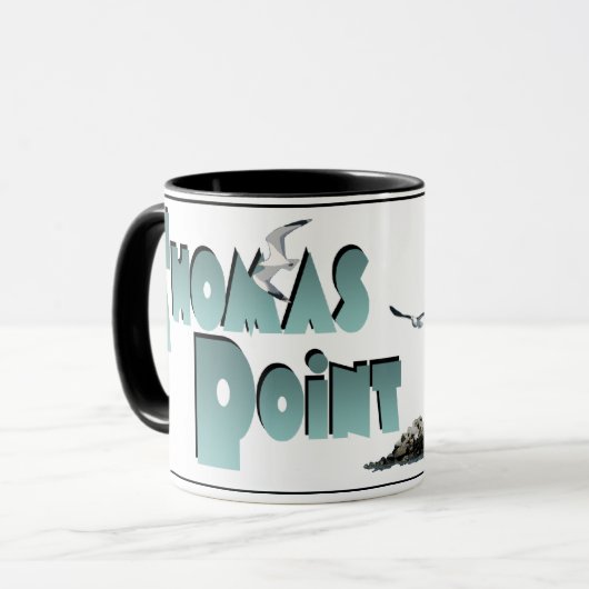 Thomas Point Lighthouse Tasse (Vorderseite Links)