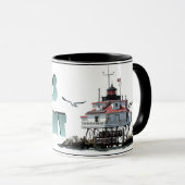 Thomas Point Lighthouse Tasse (VorderseiteRechts)