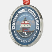 Thomas Point Shoal Light Ornament Aus Metall (Links)