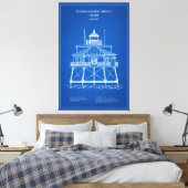 Thomas Point Shoal Lighthouse - Maryland - AD Leinwanddruck (Insitu (Schlafzimmer))