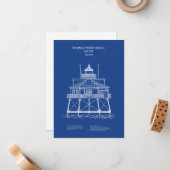 Thomas Point Shoal Lighthouse - Maryland - AD Mitteilungskarte (Vorderseite/Rückseite Beispiel)