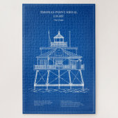 Thomas Point Shoal Lighthouse - Maryland - AD Puzzle (Vertikal)