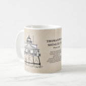 Thomas Point Shoal Lighthouse - Maryland - SBD Kaffeetasse (Vorderseite Links)