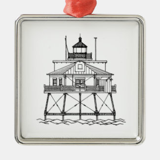 Thomas Point Shoal Lighthouse Ornament Aus Metall