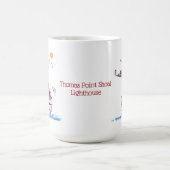 Thomas-Punkt-Masse-Leuchtturm-Tasse Kaffeetasse (Mittel)