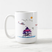 Thomas-Punkt-Masse-Leuchtturm-Tasse Kaffeetasse (Links)