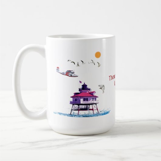 Thomas-Punkt-Masse-Leuchtturm-Tasse Kaffeetasse (Links)
