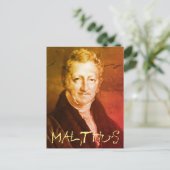 Thomas R. Malthus Postcard Postkarte (Stehend Vorderseite)