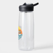 Thomas Retro Sunset Name Design Trinkflasche (Links)
