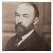 Thomas robust (1840-1928) (Sepia-Foto) Fliese (Vorderseite)