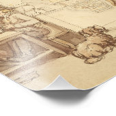 Thomas Rowlandson - Inneres eines Gasthauses Fotodruck (Ecke)