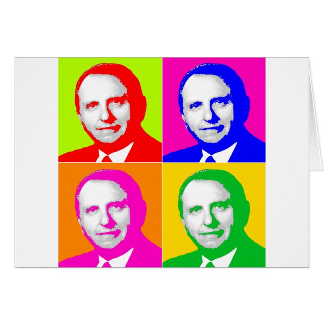Thomas S. Monson Pop Art (Vorderseite (Horizontal))