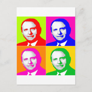 Thomas S. Monson Pop Art Postkarte