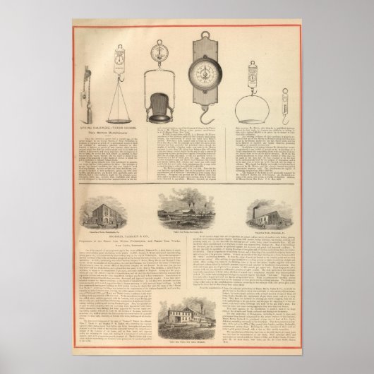 Thomas S Morton, Hersteller Morris Poster (Vorne)