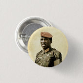 Thomas Sankara - Burkina Faso - afrikanischer Button (Vorne & Hinten)