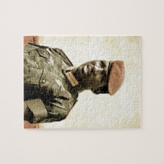 Thomas Sankara - Burkina Faso - afrikanischer Puzzle (Horizontal)