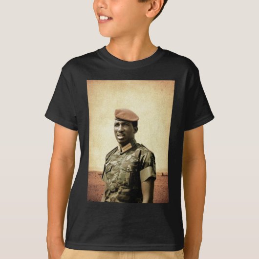 Thomas Sankara - Burkina Faso - afrikanischer T-Shirt (Vorderseite)