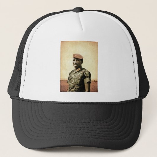 Thomas Sankara - Burkina Faso - afrikanischer Truckerkappe (Vorderseite)