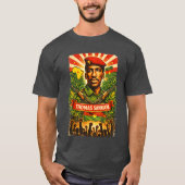 Thomas Sankara Revolutionäres Shirt Pan-Afrika tee (Vorderseite)