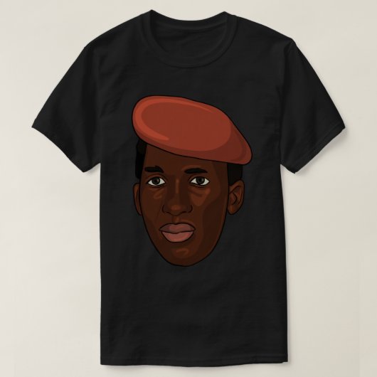 Thomas Sankara Sticker T-Shirt (Design vorne)