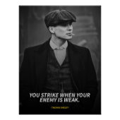 Thomas Shelby quotes Glossy Poster (Vorderseite)