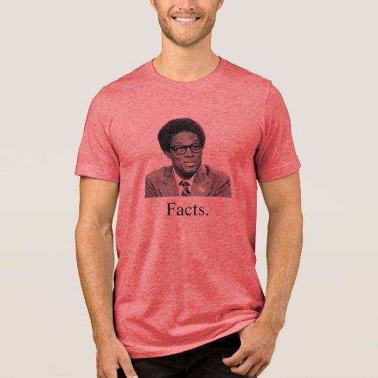 Thomas Sowell Herren T-Shirt Tri-Blend Shirt (Vorderseite)