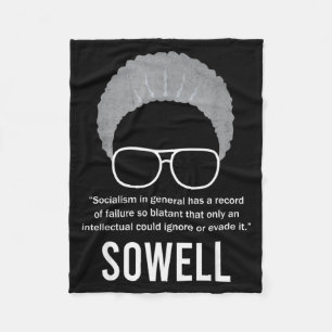 Thomas Sowell Zitat Sozialismus Black History Mont Fleecedecke