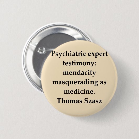 Thomas szasz button (Vorne & Hinten)