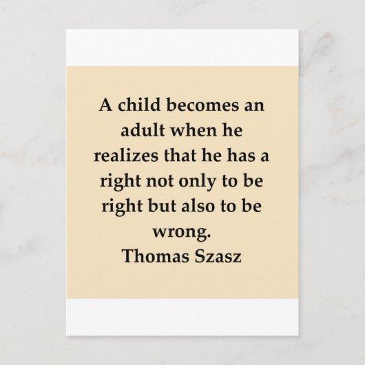 Thomas szasz postkarte (Vorderseite)