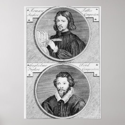 Thomas Tallis und William Byrd Poster (Vorne)