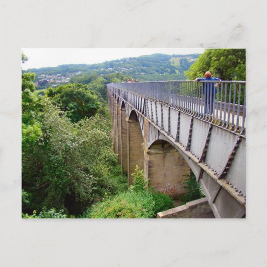 Thomas Telford's Aquaduct, Llangollen, Postkarte (Vorderseite)