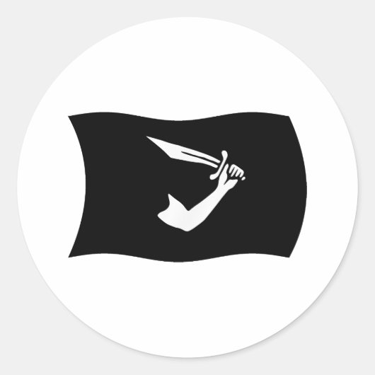 Thomas Tew Flag Sticker (Vorderseite)
