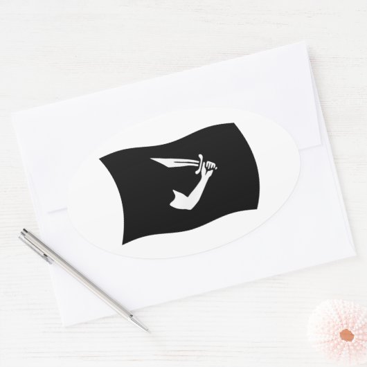 Thomas Tew Flag Sticker (Umschlag)
