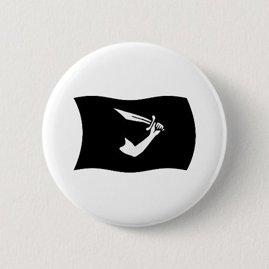 Thomas-Tew-Flaggenknopf Button (Vorderseite)