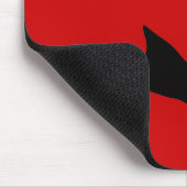 Thomas Tew-Mauspad (schwarzes Design) Mousepad (Ecke)