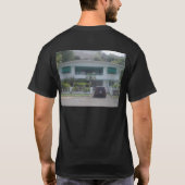 THOMAS THOMPSON. Basic Dunkles T-Shirt (Rückseite)