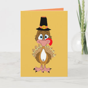 Thomas Turkey Personalisiert Erntedank Card Feiertagskarte