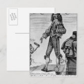 Thomas Urquhart, 1641 Postkarte (Vorne/Hinten)
