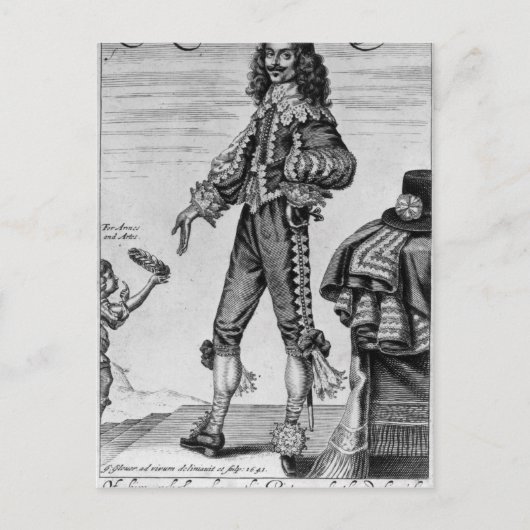 Thomas Urquhart, 1641 Postkarte (Vorderseite)