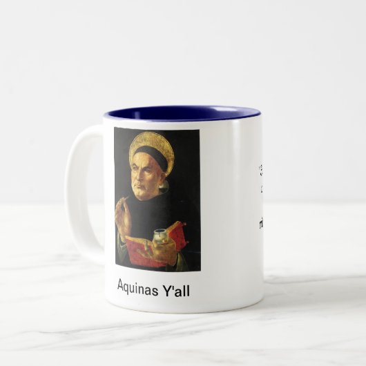 Thomas von Aquin Sie Tasse (Vorderseite Links)