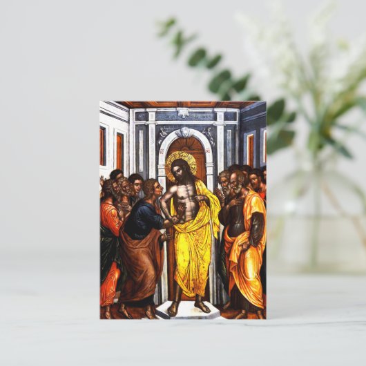 Thomas von Emmanuel Tzanes bezweifeln Postkarte (Stehend Vorderseite)