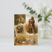 Thomas W. Keene in William Shakespeares MacBeth Postkarte (Stehend Vorderseite)